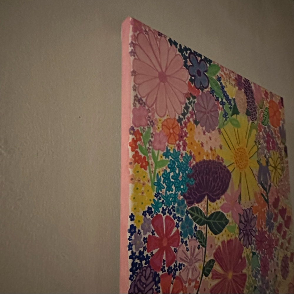 Colorful Floral Painting - Picture 3 of 8